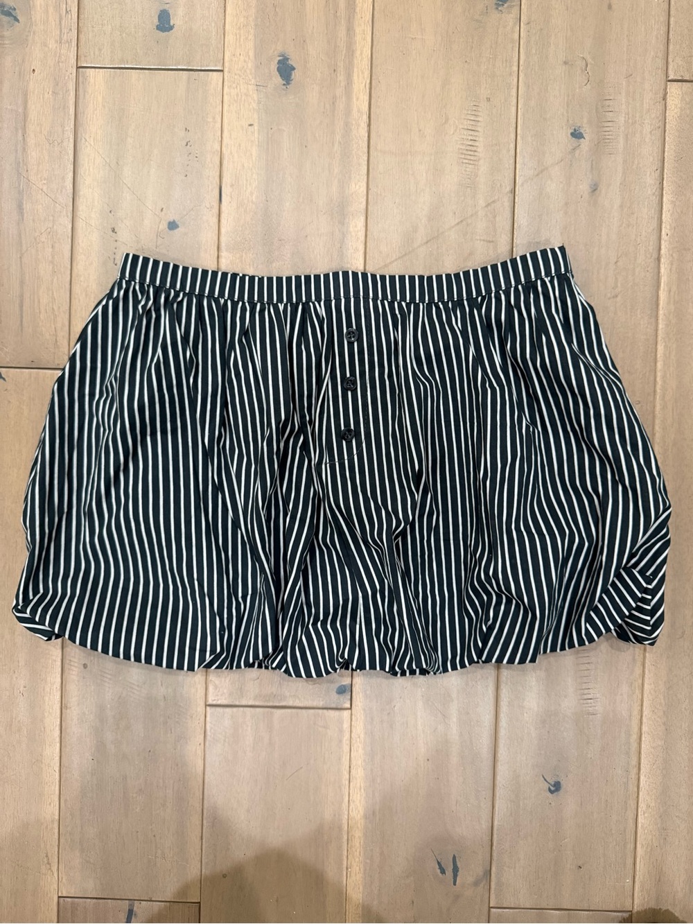 Motel Rocks Bubble Hem Mini Skirt